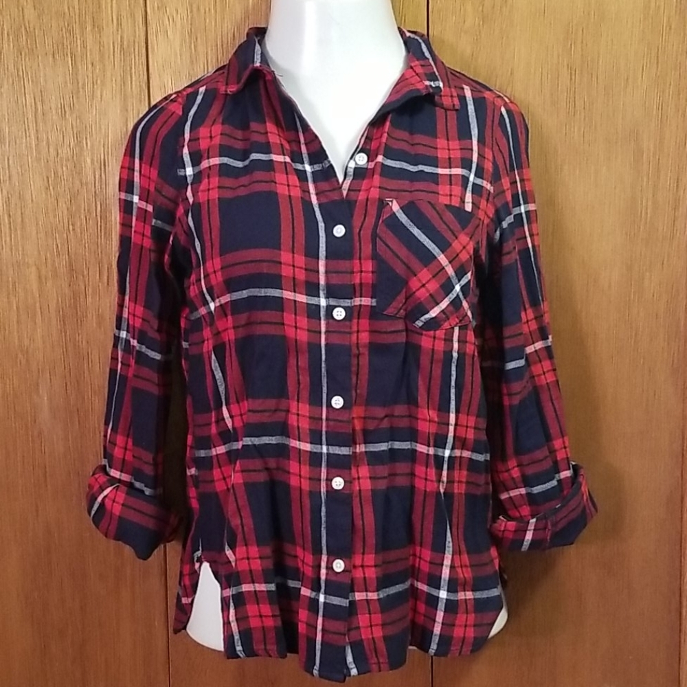 Classic soft flannel button up